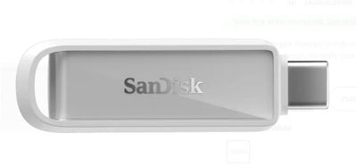 Sandisk SDIXS0N-256G-GN6NE 256GB Phone Drive with USB-C-128GB (Arctic White) Flash Bellek