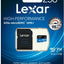 Lexar 512gb microSDXC™ UHS-I, SD adaptörlü, 100 MB-snye kadar okuma, 70 MB-snye kadar yazma