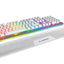 Rampage Carbon Beyaz RGB Q Gaming Oyuncu Klavye Bilek Destekli Red Switch