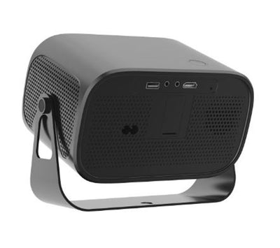 Everest PJ04 Pandora Siyah-Gri Taşınabilir 1280-720P 7500 Lumen 4K Andriod 13 HD Projeksiyon Cihazı