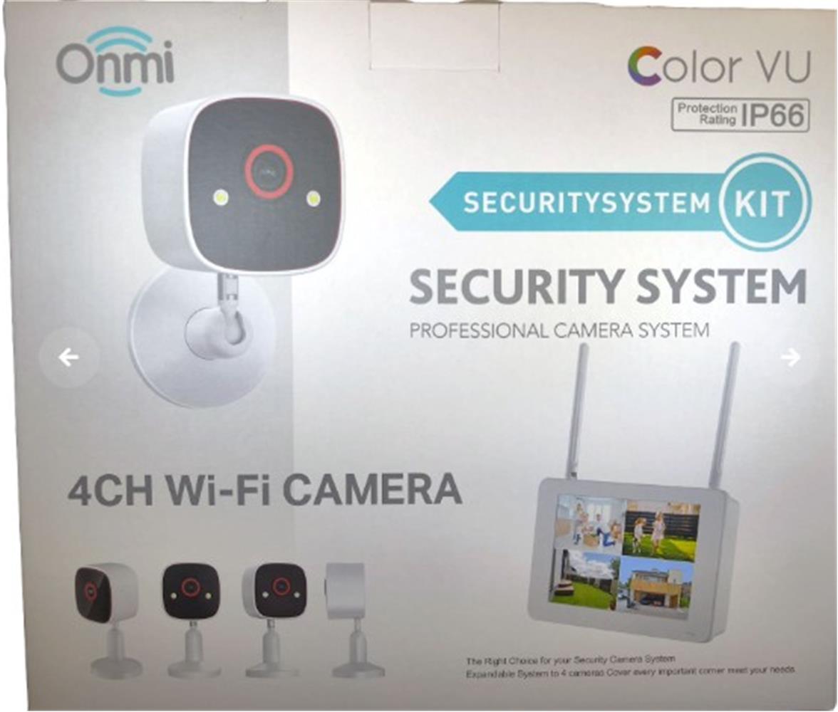 Apronx BSM400 4 Kanal Nvr + 3Mp 4 Kamera Full Color Mik. + 10" Lcd Wifi Set