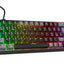 Rampage YORU MINI Siyah-Gri Type-C Bağlantılı OUTEMU Red Swich Q Mekanik Gaming Oyuncu Klavye RGB