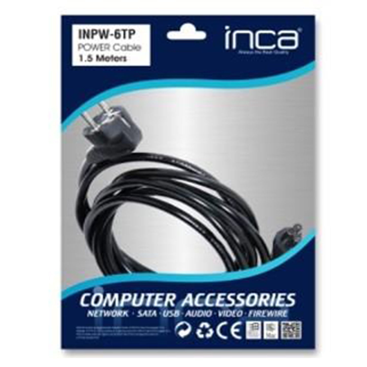 INCA INPW-6TP 1.5 Mt Notebook Power Kablosu