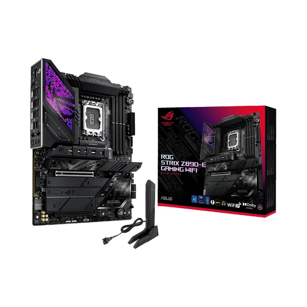 Asus Rog Strix Z890-e Gaming Wifi Ddr5 8800mt/s 1xhdmi 1xdp 2xusb Type-c 7xm.2 Atx 1851p(intel Ultra Processors Series2)