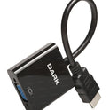 DARK DK-HD-AHDMIXVGA HDMI to VGA +SES Dönüştürücü