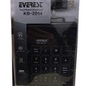 EVEREST KB-2014 Türkçe USB Dokunmatik Siyah Keypad