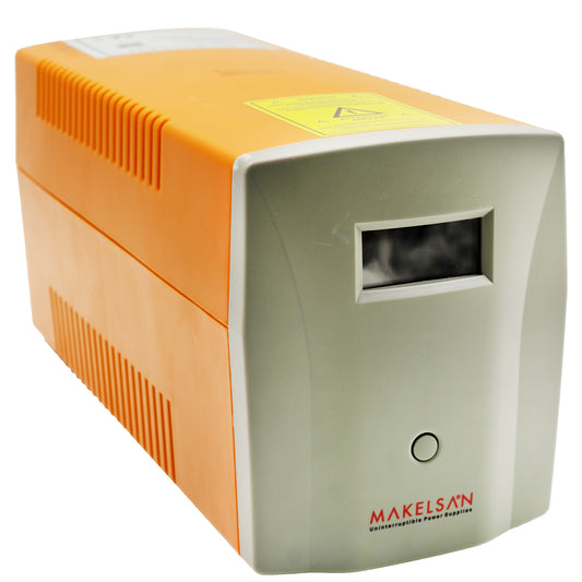 MAKELSAN LION PLUS 1500 VA LCD/USB (2x12V 9AH Akü) UPS 5/10 dk Line interactive UPS OUTLET