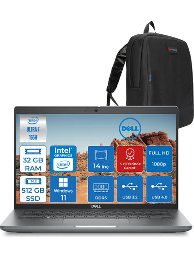 Dell Nb Latitude Xctol5450emea_vp Ultra 7 165h 32gb 512ssd O/b 14 W11pro