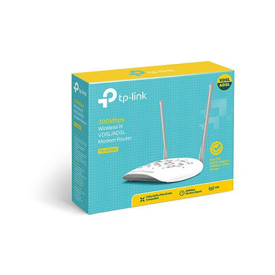 TP-LINK TD-W9960 300Mbps 4 Port VDSL/ADSL Modem 2x5dBi Anten