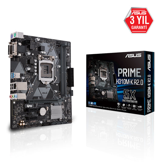 ASUS PRIME A520M-K A520 DDR4 Vga GLan mATX HDMI M2 USB3.2 AM4 AMD Anakart