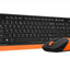 A4 TECH FG1010 Q Türkçe Kablosuz Turuncu 2000dpi Klavye+ Mouse