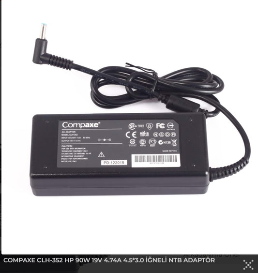 COMPAXE CLH-352 19V 4.74A (4.5x3.0) Hp Notebook Adaptörü