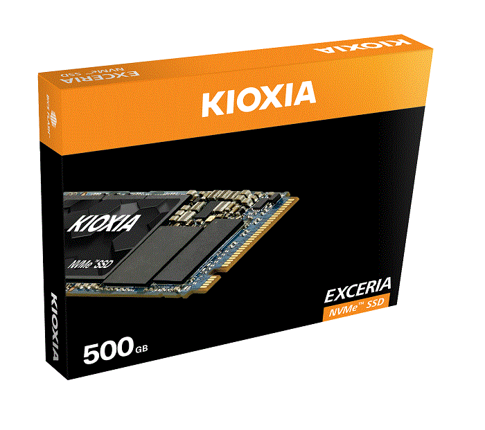 KIOXIA LRC10Z500GG8 EXCERIA M.2 500GB (1700/1600MB/s) PCIe + NVMe (TLC) SSD Disk (22x80MM)