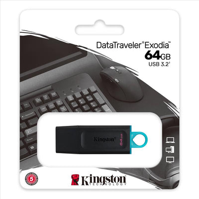 KINGSTON DTX/64GB DataTraveler Exodia 64GB USB 3.2 USB Bellek