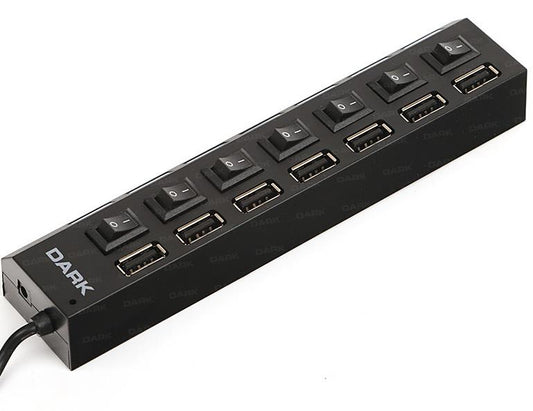 DARK DK-AC-USB272 7 Port Anahtarlı USB Çoklayıcı