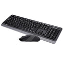 A4 TECH FG1010 F Türkçe Kablosuz Gri 2000dpi Klavye+ Mouse