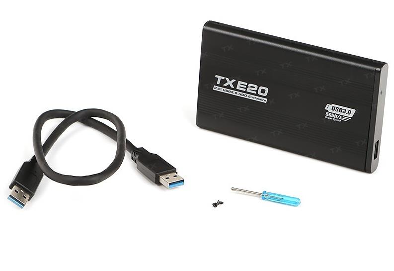 TX TXACE20 2.5" USB 3.0 Siyah Sata Harici HDD Kutusu