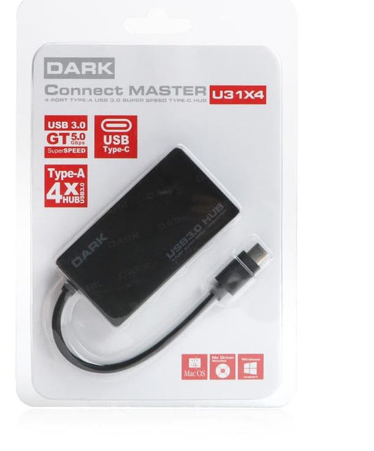 DARK DK-AC-USB31X4 4 Port Type-C USB Çoklayıcı