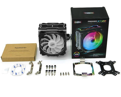 DARK DKCCX129 AM4/1150/1156/775 120 mm RGB LED Fanlı Kule Tipi İşlemci Soğutucu