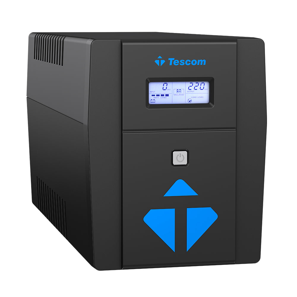 TESCOM LEO 2000 VA (2x12V 9AH Akü) <<UPS Teknolojisi>> 5/10 dk UPS