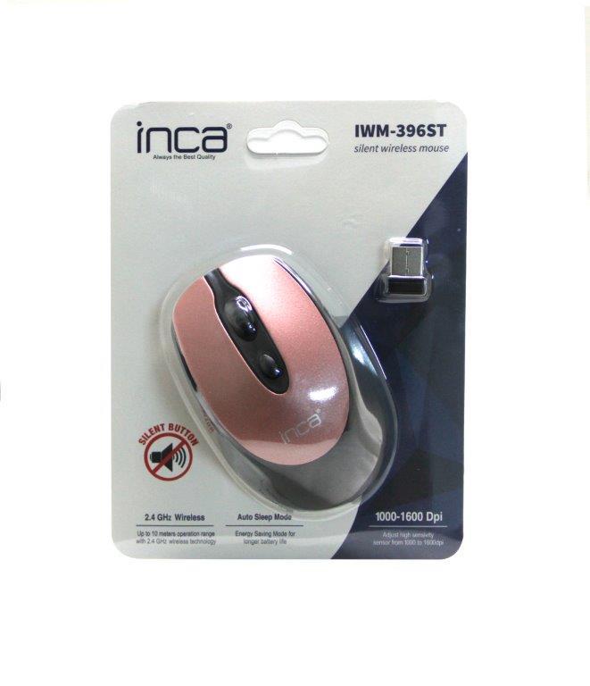 INCA IWM-396ST Nano Alıcılı Kablosuz 1600dpi ROSE GOLD Sessiz Mouse