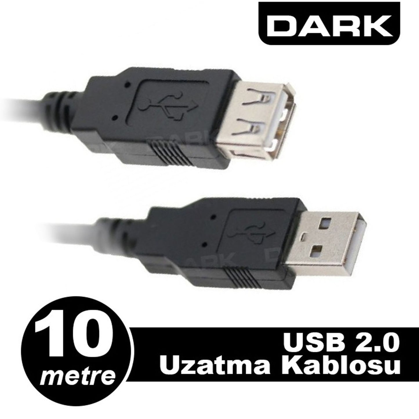 DARK DK-CB-USB2EXTL1000 10 Mt USB 2.0 USB Uzatma Kablosu