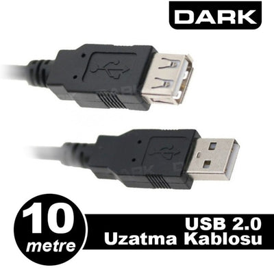 DARK DK-CB-USB2EXTL1000 10 Mt USB 2.0 USB Uzatma Kablosu