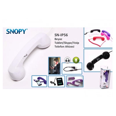 Snopy SN-IP56W Beyaz Tablet Telefon Ahizesi