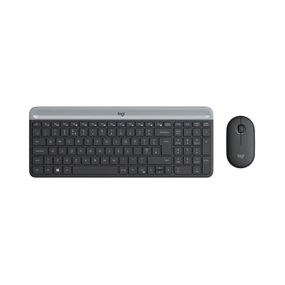 Logitech Mk470 Q Tr Ince Kablosuz Klavye Mouse Set Siyah 920-009435