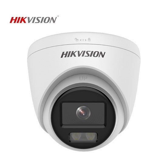 HIKVISION DS-2CD1347G0-LUF 1/2.8 CMOS 4MP 2.8mm POE Sesli ColorVu Dome IP Güvenlik Kamera