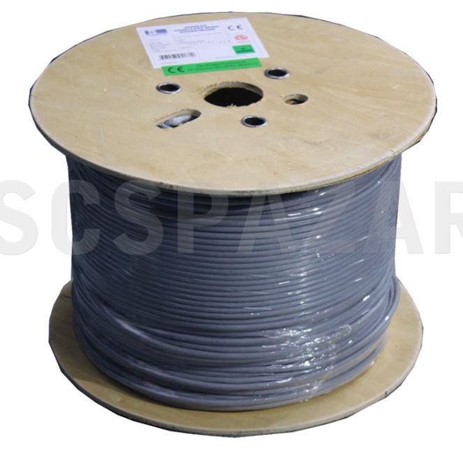 HCS H06-00402-DP0-FV0000 CAT6 LSOH UTP 500 Metre (TS' li) Network Kablosu Gri