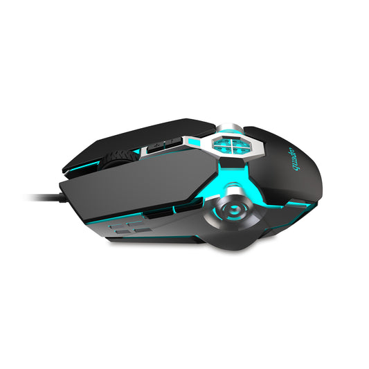 QUADRO RC-112 USB siyah RGB Oyuncu Mouse