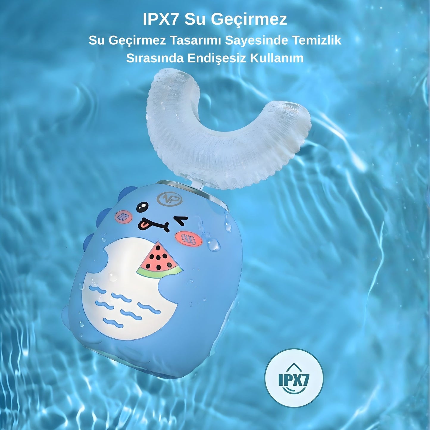 NPO 208 Şarjlı Ultrasonik 3 Modlu U Dizyan Çocuk Diş Fırçası