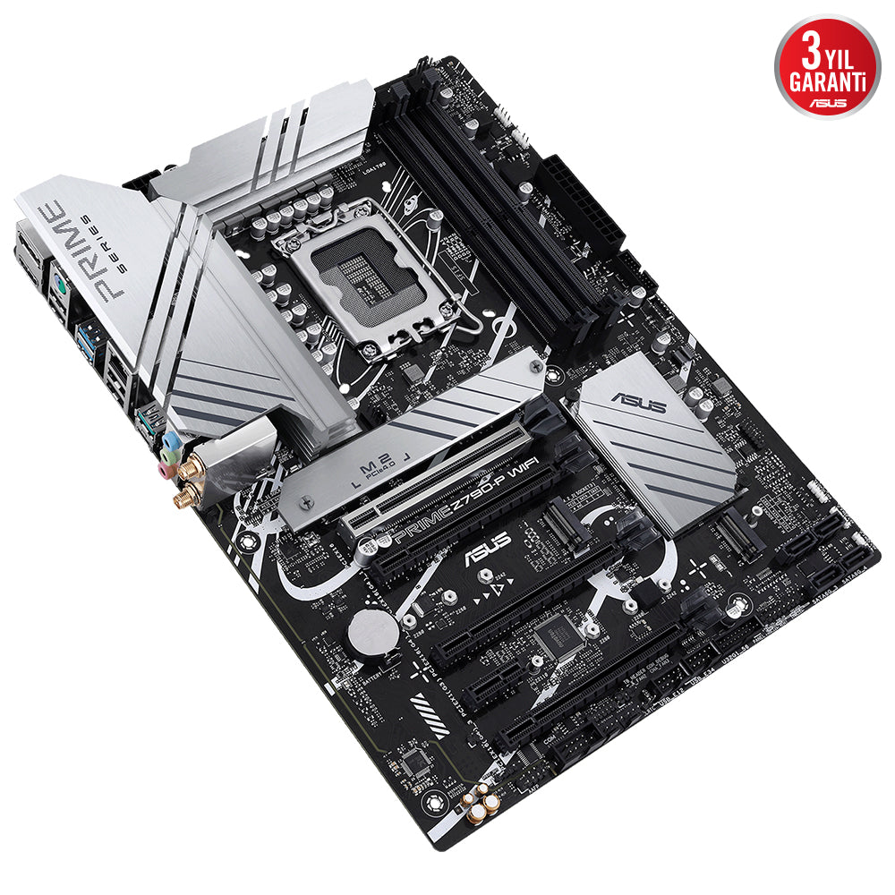 ASUS PRIME Z790-P WIFI Z790 DDR5 (Vga Yok) GLan 2.5G ATX HD DP US3 M2 WIFI BT RGB 1700p Anakart