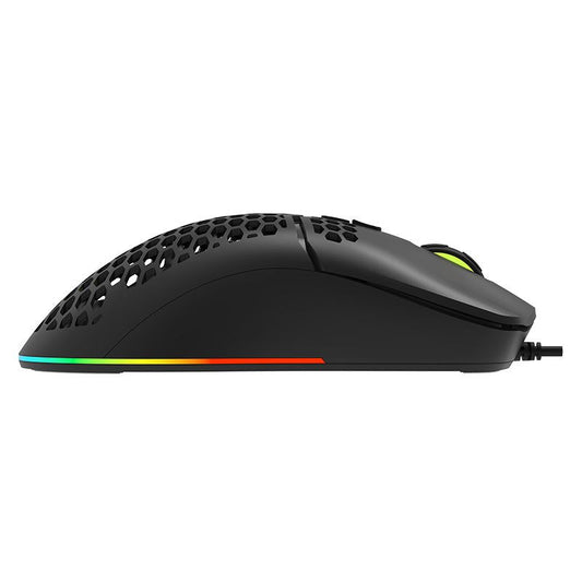 GAMEBOOSTER GB-M700 USB Kablolu 10000dpi siyah RGB Aydınlatmalı Ultra Hafif Oyuncu Mouse