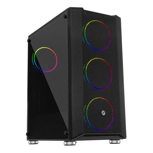 FRISBY FC-9405G 650W 80+ Siyah Dual-Ring RGB Fan Mid Tower ATX Kasa