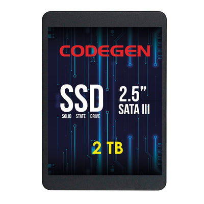 CODEGEN CDG-2TB-SSD25 2.5" 2TB (560/500MB/s) SATA SSD Disk