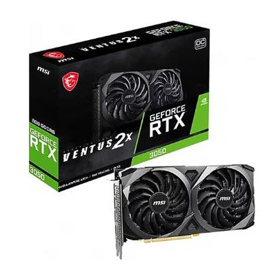 MSI RTX 3050 VENTUS 2X XS 8G OC 8GB Geforce RTX3050 GDDR6 128bit HDMI DVI/DP 16x Ekran Kartı