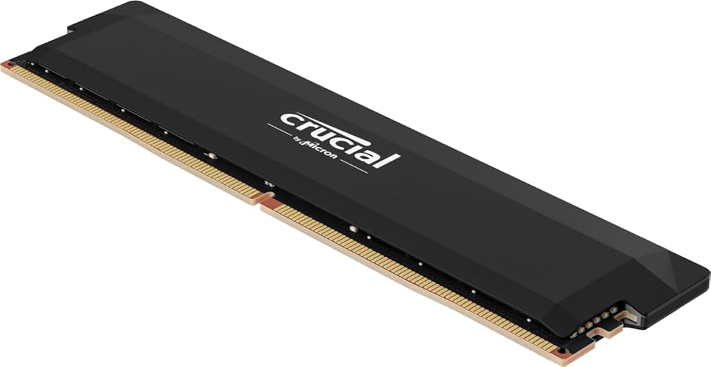 CRUCIAL CP16G64C38U5B-M8D3 16GB (Tek Parça) DDR5 6400Mhz Pro Soğutuculu PC Bellek