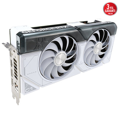 ASUS DUAL-RTX4070-O12G-WHITE 12GB Geforce RTX4070 GDDR6X 192bit HDMI 3xDP 16x Ekran Kartı (Beyaz)