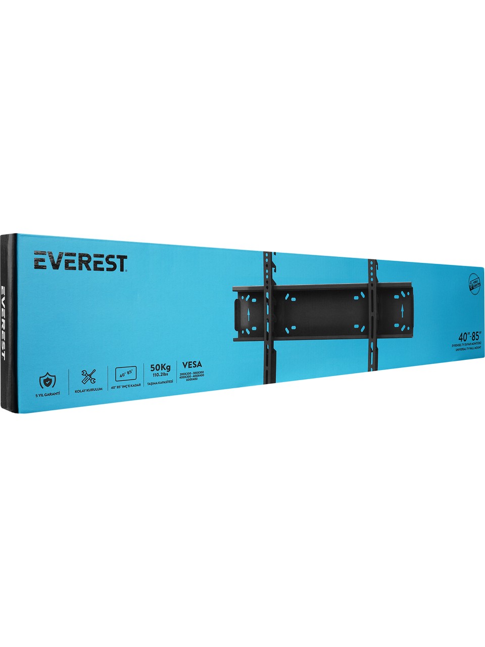 EVEREST MS-8540 40"-85" VESA 300X300-400X400-600X400 MAX 50KG (640MM) ASKI APARATI