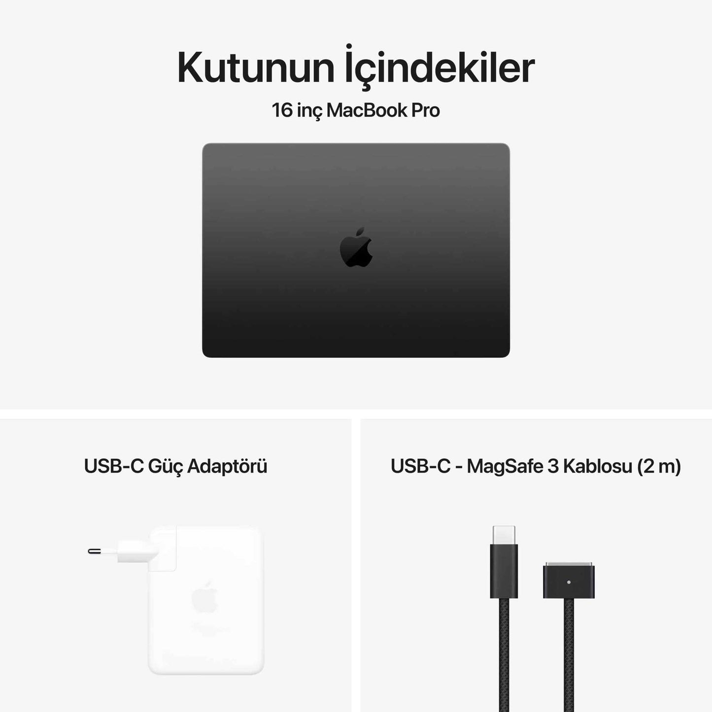 Apple MacBook Pro MX2Y3TU/A M4 Pro 48GB 512SSD 14CPU 20GPU 16.2" 3.5K MacOS Uzay Siyahı Dizüstü Bilgisayar