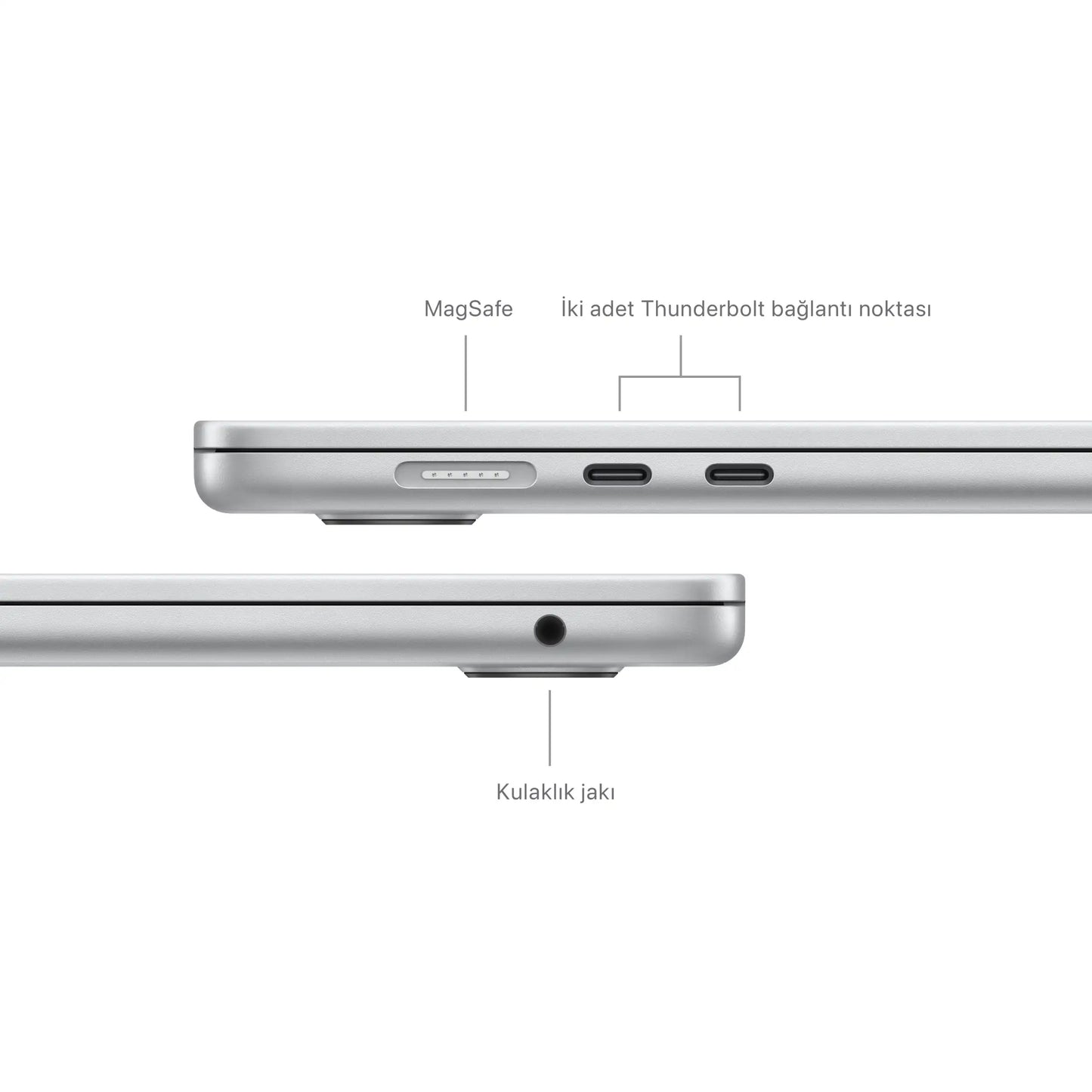 Apple MacBook Air MC9J4TU/A M3 24GB 512SSD 8CPU 10GPU 15.3" 3K MacOS Gümüş Dizüstü Bilgisayar
