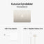Apple MacBook Air MW103TU/A M4 16GB 512SSD 10CPU 10GPU 13.6" 2.5K MacOS Dizüstü Bilgisayar Yıldız Işığı