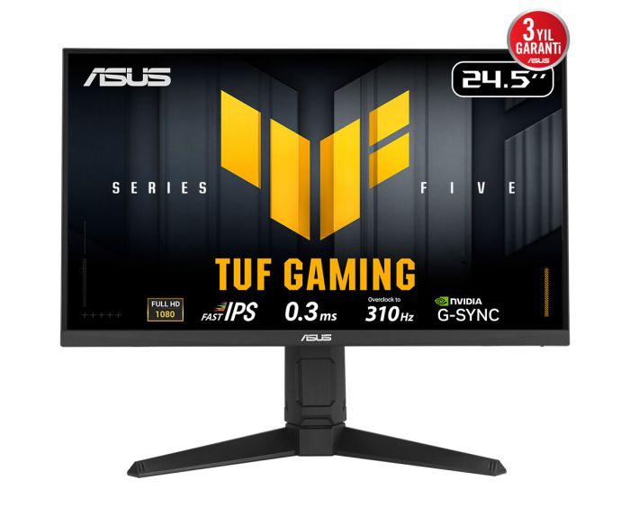 ASUS VG259QMRL5A TUF GAMING 24.5" LED IPS 0.3ms 310Hz 1920x1080 FullHD 2x HDMI 1xDP Multimedya (Vesa)FreePre Sync G-SYNC