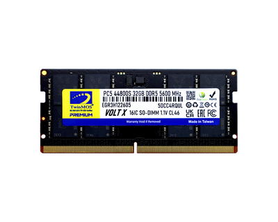 TWINMOS TMD532GB5600S46 32GB (Tek Parça) DDR5 5600MHz Notebook Bellek