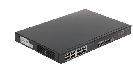 DAHUA DH-PFS3218-16ET-135 16 Port 10/100 Yönetilemez 2xCombo + 2xSFP 16 PORT POE 135W Metal Kasa