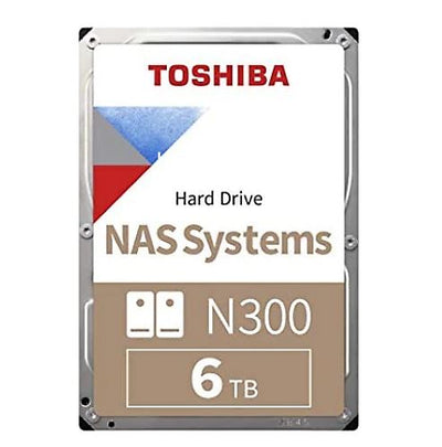 TOSHIBA HDWG460UZSVA N300 3.5" 6TB 7200rpm 256mb Sata 7/24 NAS Harddisk