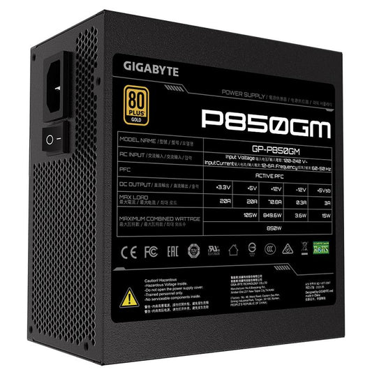 GIGABYTE GP-P850GM 850W 80+ Gold Siyah Power Supply