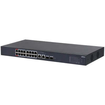 DAHUA DH-CS4218-16ET-240 18 Port Mbit 16 Port PoE+ 265W 2xCombo Uplink Cloud Managed Smart Switch